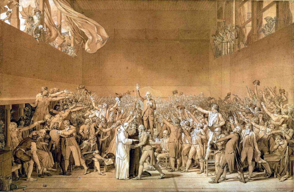 Foto: Le Serment du Jeu de paume, Jacques-Louis David  